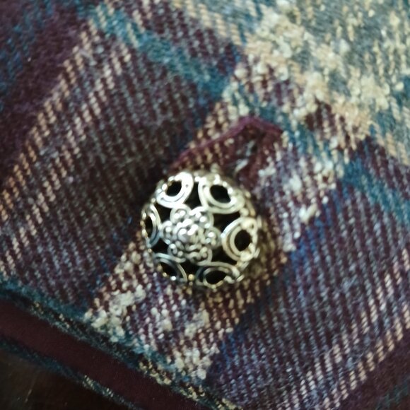 Vintage Collections Nationale Burgundy Wool Vest Women's Size 14 - Picture 7 of 7